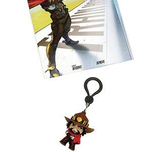 Blizzard Overwwatch McCree Comic Book & Hanger.